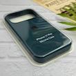 قاب گوشی iPhone 17 Pro آیفون سیلیکونی اورجینال پاک کنی درجه یک زیربسته سبز کله غازی کد 124098