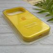قاب گوشی iPhone 17 Pro آیفون سیلیکونی اورجینال پاک کنی درجه یک زیربسته زرد کد 124101