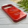 قاب گوشی iPhone 17 Pro آیفون سیلیکونی اورجینال پاک کنی درجه یک زیربسته قرمز کد 124102