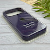 قاب گوشی iPhone 17 Pro آیفون سیلیکونی اورجینال پاک کنی درجه یک زیربسته بنفش تیره کد 124124