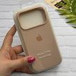 قاب گوشی iPhone 17 Pro آیفون سیلیکونی اورجینال پاک کنی درجه یک زیربسته کرم کد 124125