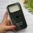 قاب گوشی iPhone 17 Pro آیفون سیلیکونی اورجینال پاک کنی درجه یک زیربسته خاکستری کد 124132
