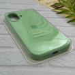 قاب گوشی iPhone 17 آیفون سیلیکونی اورجینال پاک کنی درجه یک زیربسته سبز کد 124145