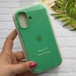 قاب گوشی iPhone 17 آیفون سیلیکونی اورجینال پاک کنی درجه یک زیربسته سبز کد 124154