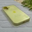 قاب گوشی iPhone 17 آیفون سیلیکونی اورجینال پاک کنی درجه یک زیربسته لیمویی کد 124158