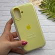 قاب گوشی iPhone 17 آیفون سیلیکونی اورجینال پاک کنی درجه یک زیربسته لیمویی کد 124158