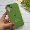 قاب گوشی iPhone 17 آیفون سیلیکونی اورجینال پاک کنی درجه یک زیربسته سبز کد 124159