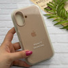 قاب گوشی iPhone 17 آیفون سیلیکونی اورجینال پاک کنی درجه یک زیربسته کرم کد 124160