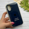 قاب گوشی iPhone 17 آیفون سیلیکونی اورجینال پاک کنی درجه یک زیربسته سرمه ای کد 124164