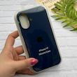 قاب گوشی iPhone 17 آیفون سیلیکونی اورجینال پاک کنی درجه یک زیربسته سرمه ای کد 124164