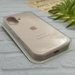 قاب گوشی iPhone 17 آیفون سیلیکونی اورجینال پاک کنی درجه یک زیربسته صورتی روشن کد 124165