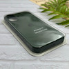 قاب گوشی iPhone 17 آیفون سیلیکونی اورجینال پاک کنی درجه یک زیربسته سبز تیره کد 124166