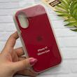 قاب گوشی iPhone 17 آیفون سیلیکونی اورجینال پاک کنی درجه یک زیربسته آلبالویی کد 124168