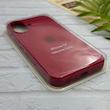 قاب گوشی iPhone 17 آیفون سیلیکونی اورجینال پاک کنی درجه یک زیربسته آلبالویی کد 124168