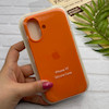قاب گوشی iPhone 17 آیفون سیلیکونی اورجینال پاک کنی درجه یک زیربسته نارنجی کد 124171