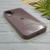 قاب گوشی iPhone 17 آیفون سیلیکونی اورجینال پاک کنی درجه یک زیربسته بنفش کدر کد 124173