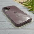 قاب گوشی iPhone 17 آیفون سیلیکونی اورجینال پاک کنی درجه یک زیربسته بنفش کدر کد 124173