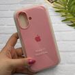 قاب گوشی iPhone 17 آیفون سیلیکونی اورجینال پاک کنی درجه یک زیربسته صورتی کد 124174