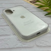 قاب گوشی iPhone 17 آیفون سیلیکونی اورجینال پاک کنی درجه یک زیربسته سفید کد 124176