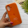 قاب گوشی iPhone 17 آیفون سیلیکونی اورجینال پاک کنی درجه یک زیربسته نارنجی کد 124180