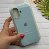 قاب گوشی iPhone 17 آیفون سیلیکونی اورجینال پاک کنی درجه یک زیربسته آبی روشن کد 124182