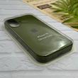 قاب گوشی iPhone 16 آیفون سیلیکونی اورجینال پاک کنی درجه یک زیربسته سبز یشمی کد 124200