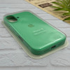 قاب گوشی iPhone 16 آیفون سیلیکونی اورجینال پاک کنی درجه یک زیربسته سبز کد 124202
