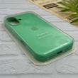 قاب گوشی iPhone 16 آیفون سیلیکونی اورجینال پاک کنی درجه یک زیربسته سبز کد 124202