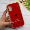 قاب گوشی iPhone 16 آیفون سیلیکونی اورجینال پاک کنی درجه یک زیربسته قرمز کد 124203