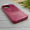 قاب گوشی iPhone 16 Pro Max آیفون سیلیکونی اورجینال پاک کنی درجه یک زیربسته سرخابی کد 124228