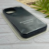 قاب گوشی iPhone 16 Pro Max آیفون سیلیکونی اورجینال پاک کنی درجه یک زیربسته سرمه ای کد 124230