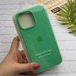 قاب گوشی iPhone 16 Pro Max آیفون سیلیکونی اورجینال پاک کنی درجه یک زیربسته سبز کد 124235