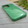 قاب گوشی iPhone 16 Pro Max آیفون سیلیکونی اورجینال پاک کنی درجه یک زیربسته سبز کد 124235