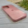 قاب گوشی iPhone 16 Pro Max آیفون سیلیکونی اورجینال پاک کنی درجه یک زیربسته صورتی کد 124239