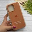 قاب گوشی iPhone 16 Pro Max آیفون سیلیکونی اورجینال پاک کنی درجه یک زیربسته پرتقالی کد 124241