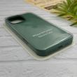 قاب گوشی iPhone 16 Pro Max آیفون سیلیکونی اورجینال پاک کنی درجه یک زیربسته سبز کد 124244