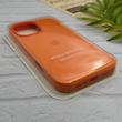 قاب گوشی iPhone 16 Pro Max آیفون سیلیکونی اورجینال پاک کنی درجه یک زیربسته نارنجی کد 124248