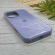 قاب گوشی iPhone 16 Pro Max آیفون سیلیکونی اورجینال پاک کنی درجه یک زیربسته بنفش روشن کد 124249
