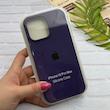 قاب گوشی iPhone 16 Pro Max آیفون سیلیکونی اورجینال پاک کنی درجه یک زیربسته بنفش تیره کد 124252