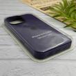 قاب گوشی iPhone 16 Pro Max آیفون سیلیکونی اورجینال پاک کنی درجه یک زیربسته بنفش تیره کد 124252