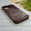 قاب گوشی iPhone 16 Pro Max آیفون سیلیکونی اورجینال پاک کنی درجه یک زیربسته زرشکی کد 124260