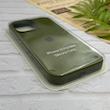 قاب گوشی iPhone 16 Pro Max آیفون سیلیکونی اورجینال پاک کنی درجه یک زیربسته سبز یشمی کد 124262