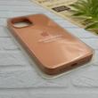 قاب گوشی iPhone 13 Pro Max آیفون سیلیکونی اورجینال پاک کنی درجه یک زیربسته پرتقالی کد 124265