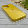 قاب گوشی iPhone 13 Pro Max آیفون سیلیکونی اورجینال پاک کنی درجه یک زیربسته زرد کد 124272