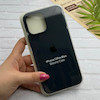 قاب گوشی iPhone 13 Pro Max آیفون سیلیکونی اورجینال پاک کنی درجه یک زیربسته سرمه ای تیره کد 124282