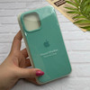 قاب گوشی iPhone 13 Pro Max آیفون سیلیکونی اورجینال پاک کنی درجه یک زیربسته سبزآبی کد 124292