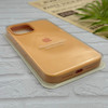 قاب گوشی iPhone 13 Pro Max آیفون سیلیکونی اورجینال پاک کنی درجه یک زیربسته نارنجی روشن کد 124296