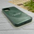 قاب گوشی iPhone 12 Pro Max آیفون سیلیکونی اورجینال پاک کنی درجه یک زیربسته سبز کد 124303