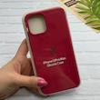 قاب گوشی iPhone 12 Pro Max آیفون سیلیکونی اورجینال پاک کنی درجه یک زیربسته آلبالویی کد 124304
