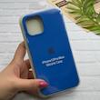 قاب گوشی iPhone 12 Pro Max آیفون سیلیکونی اورجینال پاک کنی درجه یک زیربسته آبی کد 124307